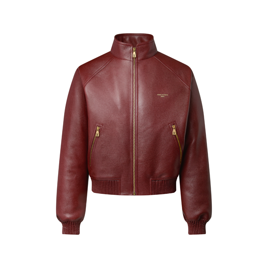 Grained Leather Jacket - High-End Ready-to-Wear | LOUIS VUITTON Grained Leather Jacket - High-End Ready-to-Wear | LOUIS VUITTON